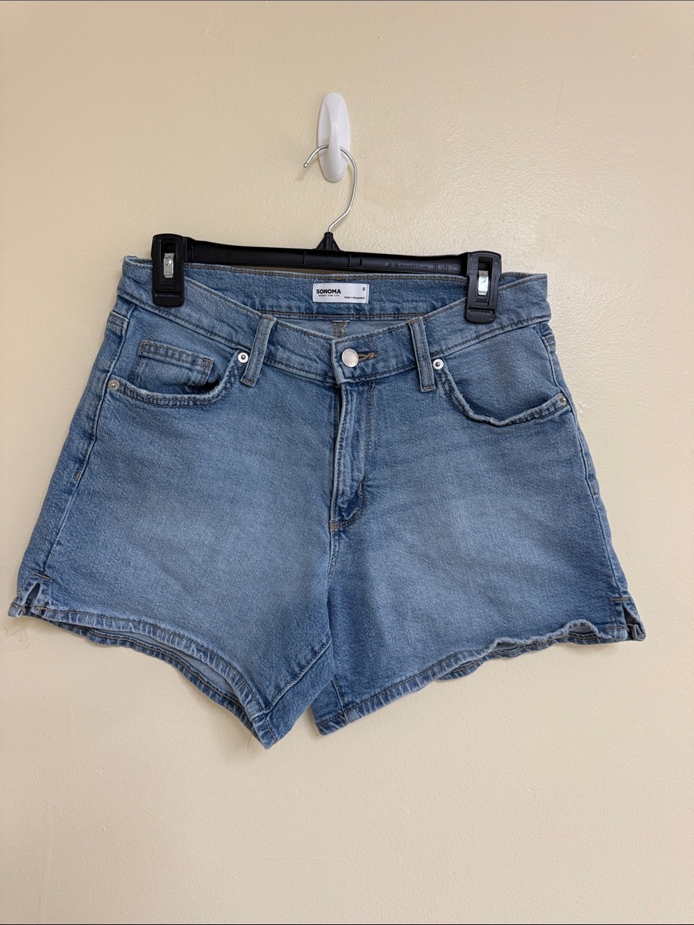 Sonoma Light Blue Denim High-Rise Jean Shorts